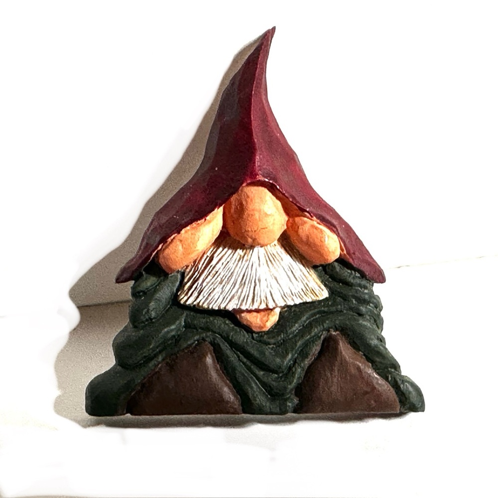 Charming Multicolor Gnome Brooch
